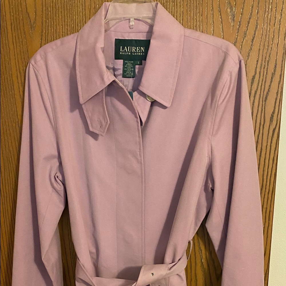 Lilac colored, all weather coat